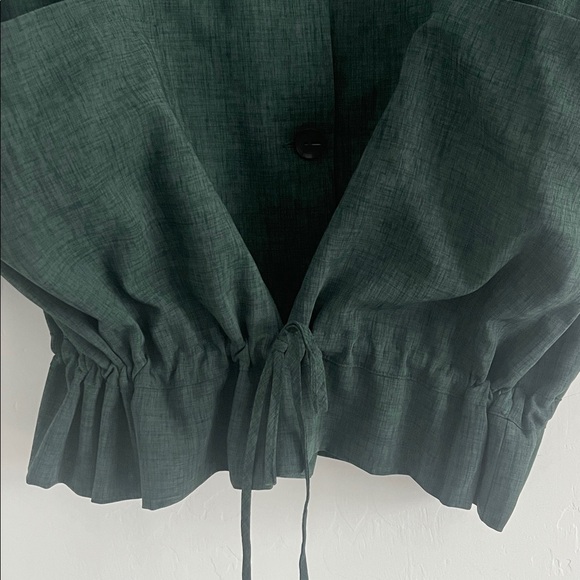 NWOT Crea Concept Hunter Green Blouse – Size 40 (US Large) - Picture 4 of 6
